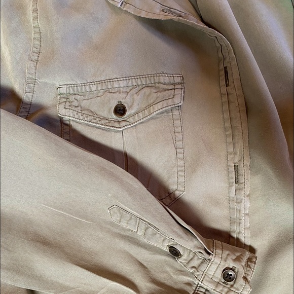 Universal threads light green flannel - Picture 2 of 3